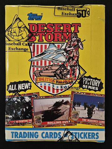 1991 Topps Desert Storm Series Two Yellow Box BBCE Wrapped/Sealed