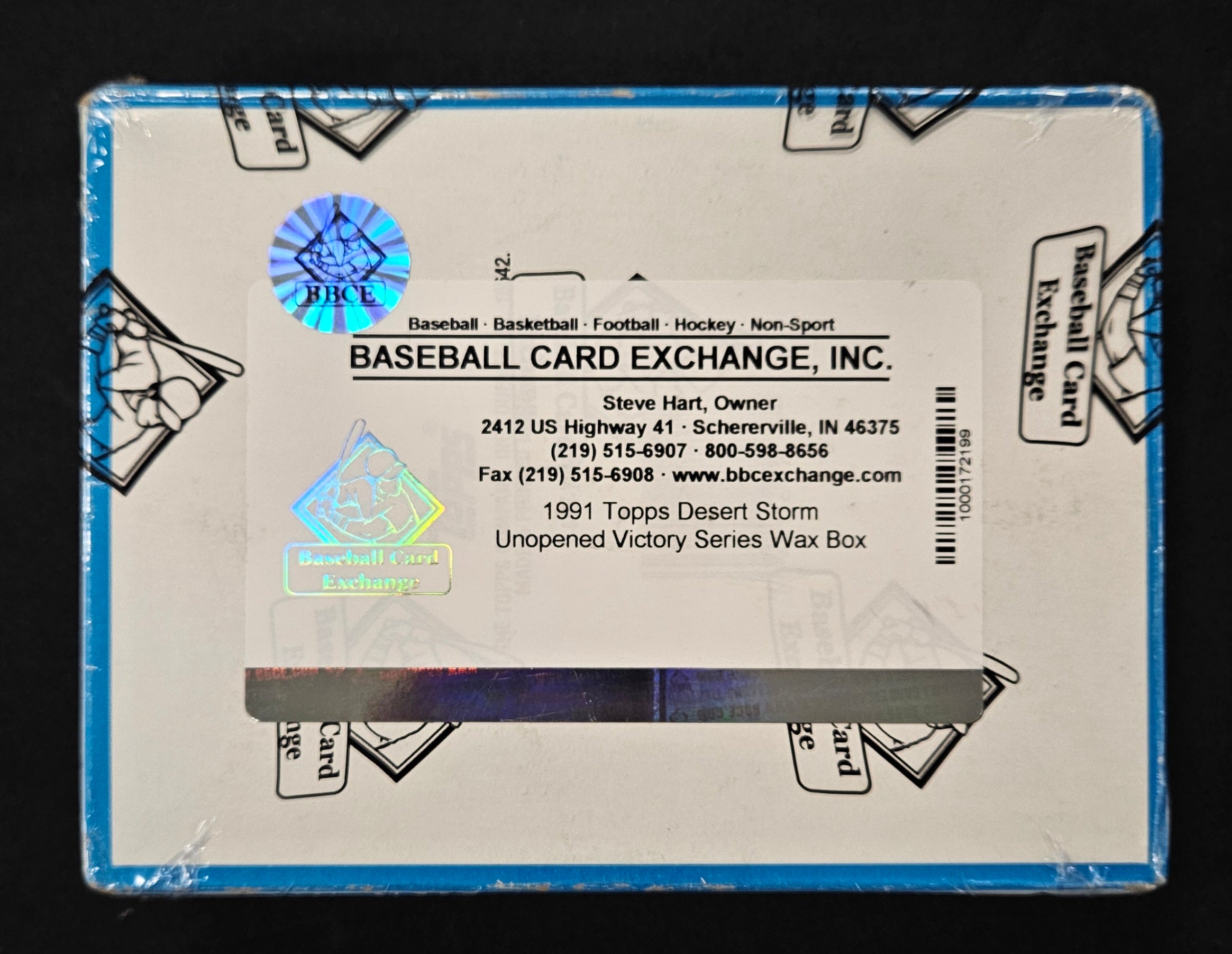1991 Topps Desert Storm Series Two Yellow Box BBCE Wrapped/Sealed