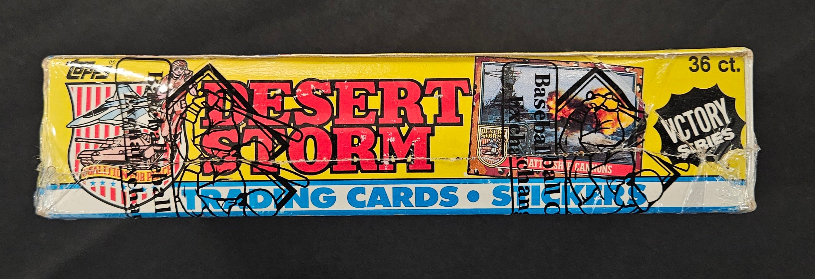 1991 Topps Desert Storm Series Two Yellow Box BBCE Wrapped/Sealed