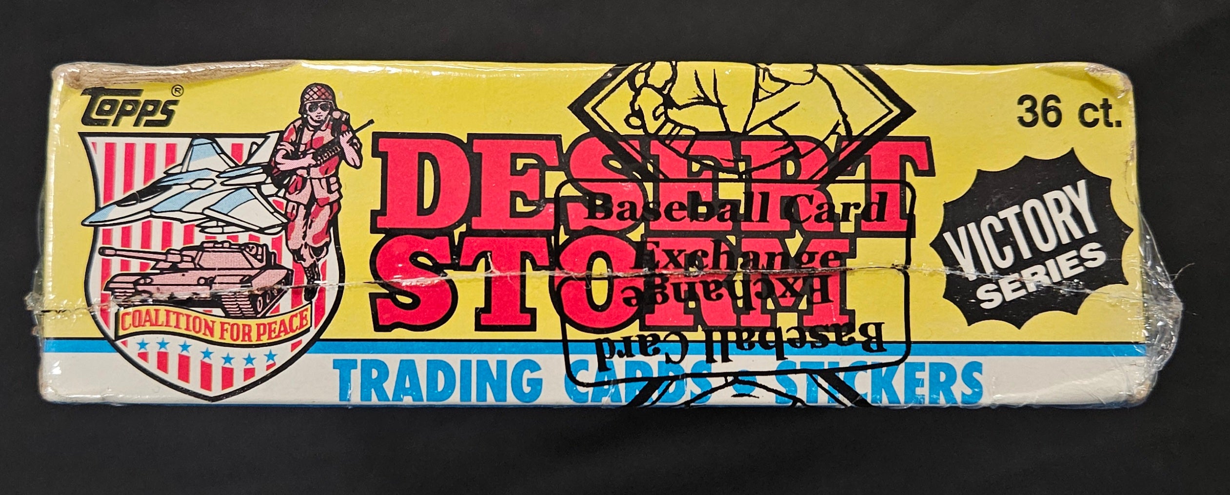 1991 Topps Desert Storm Series Two Yellow Box BBCE Wrapped/Sealed