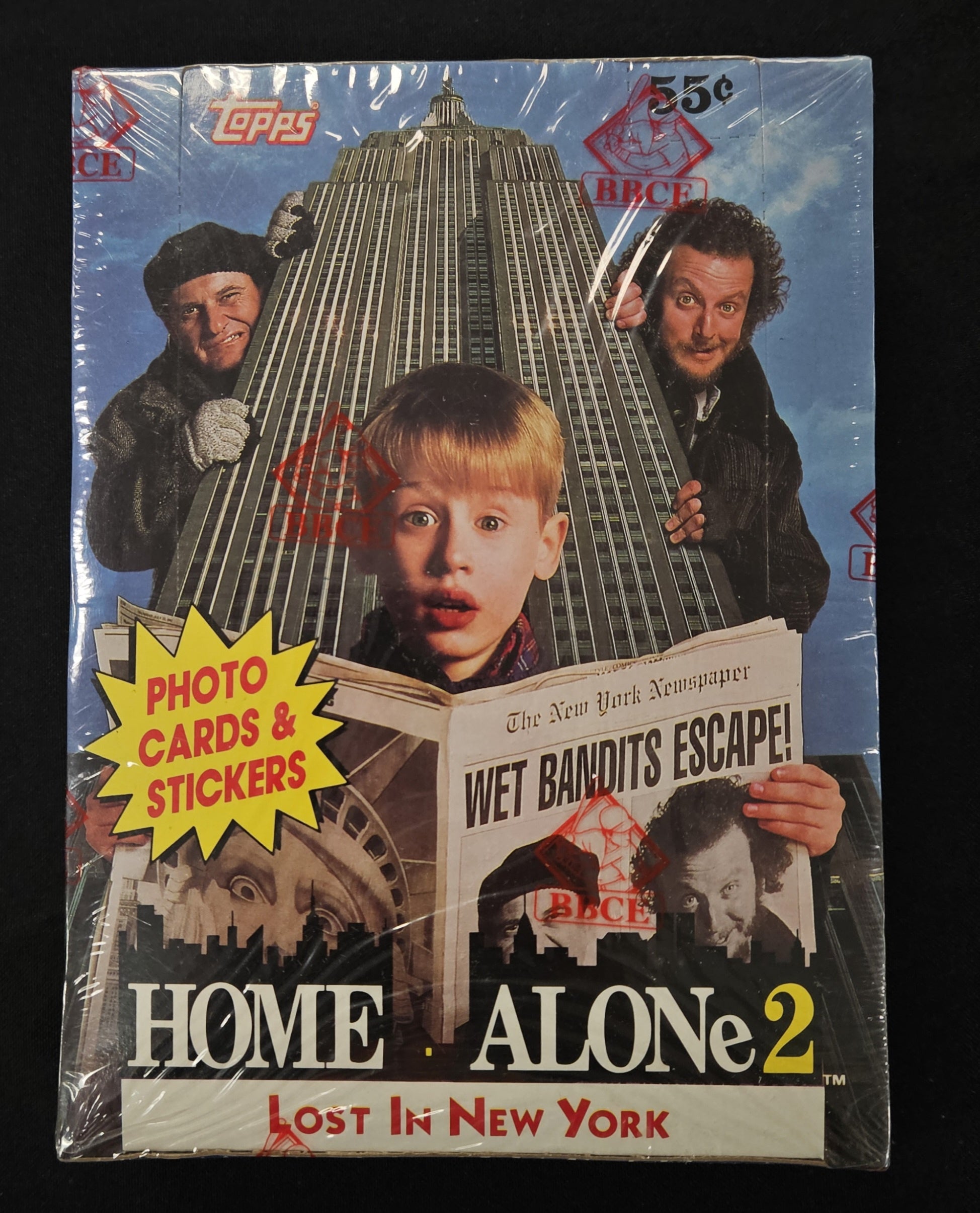 1992 Topps Home Alone 2 Lost In New York Box Factory Sealed BBCE Wrapped