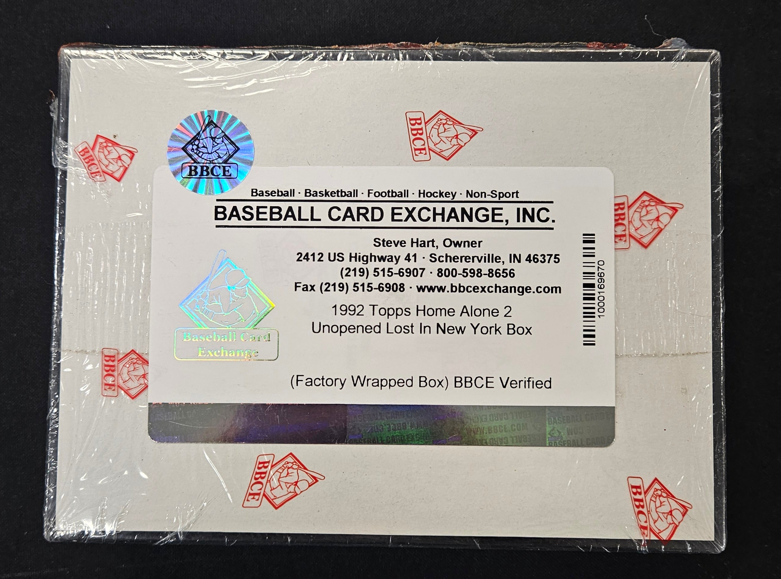 1992 Topps Home Alone 2 Lost In New York Box Factory Sealed BBCE Wrapped