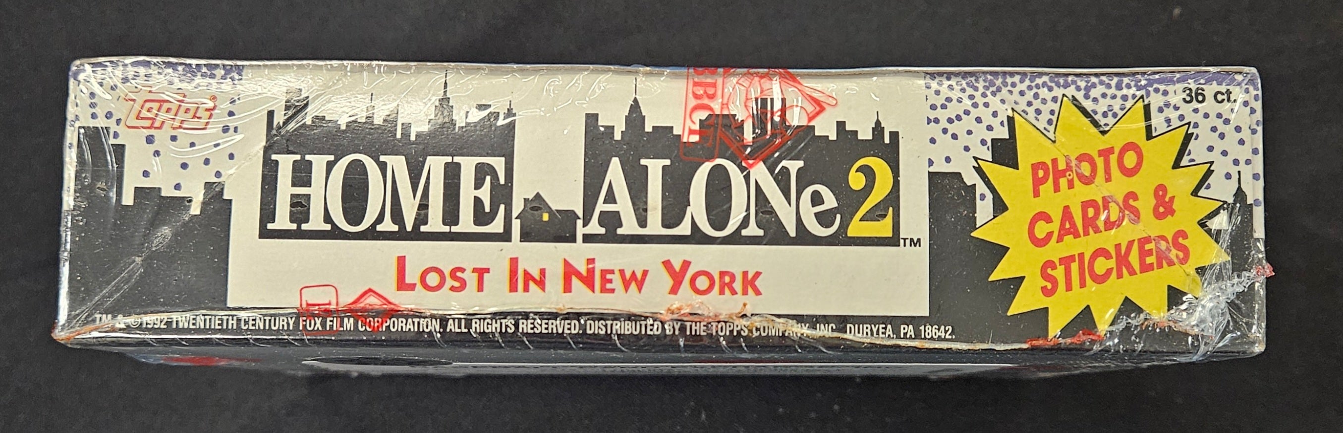 1992 Topps Home Alone 2 Lost In New York Box Factory Sealed BBCE Wrapped