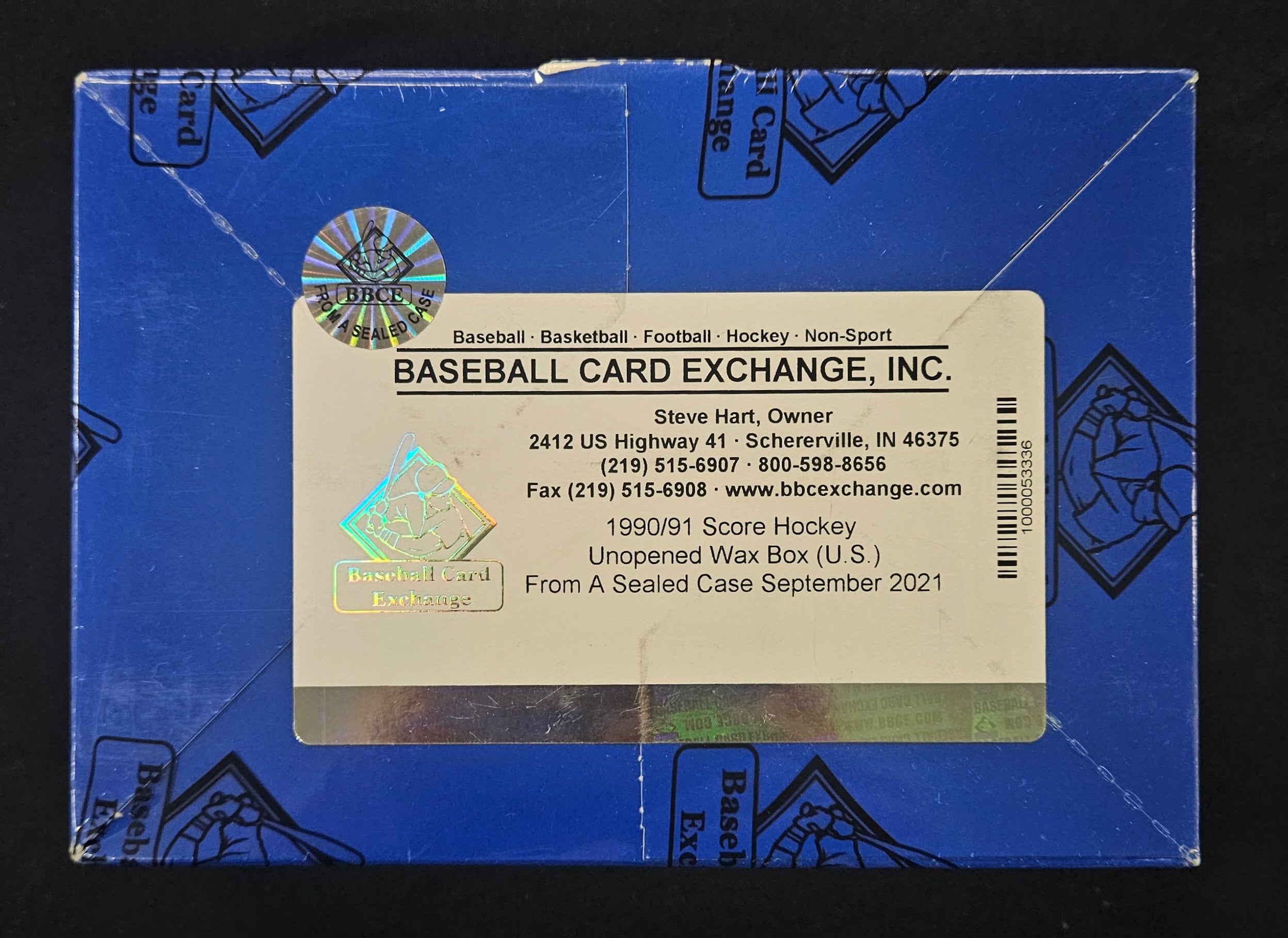 1990-91 Score Hockey Box BBCE Wrapped/Sealed FASC