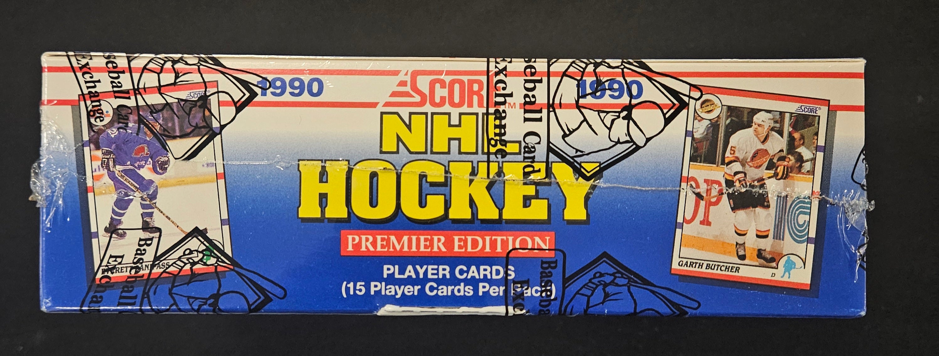 1990-91 Score Hockey Box BBCE Wrapped/Sealed FASC