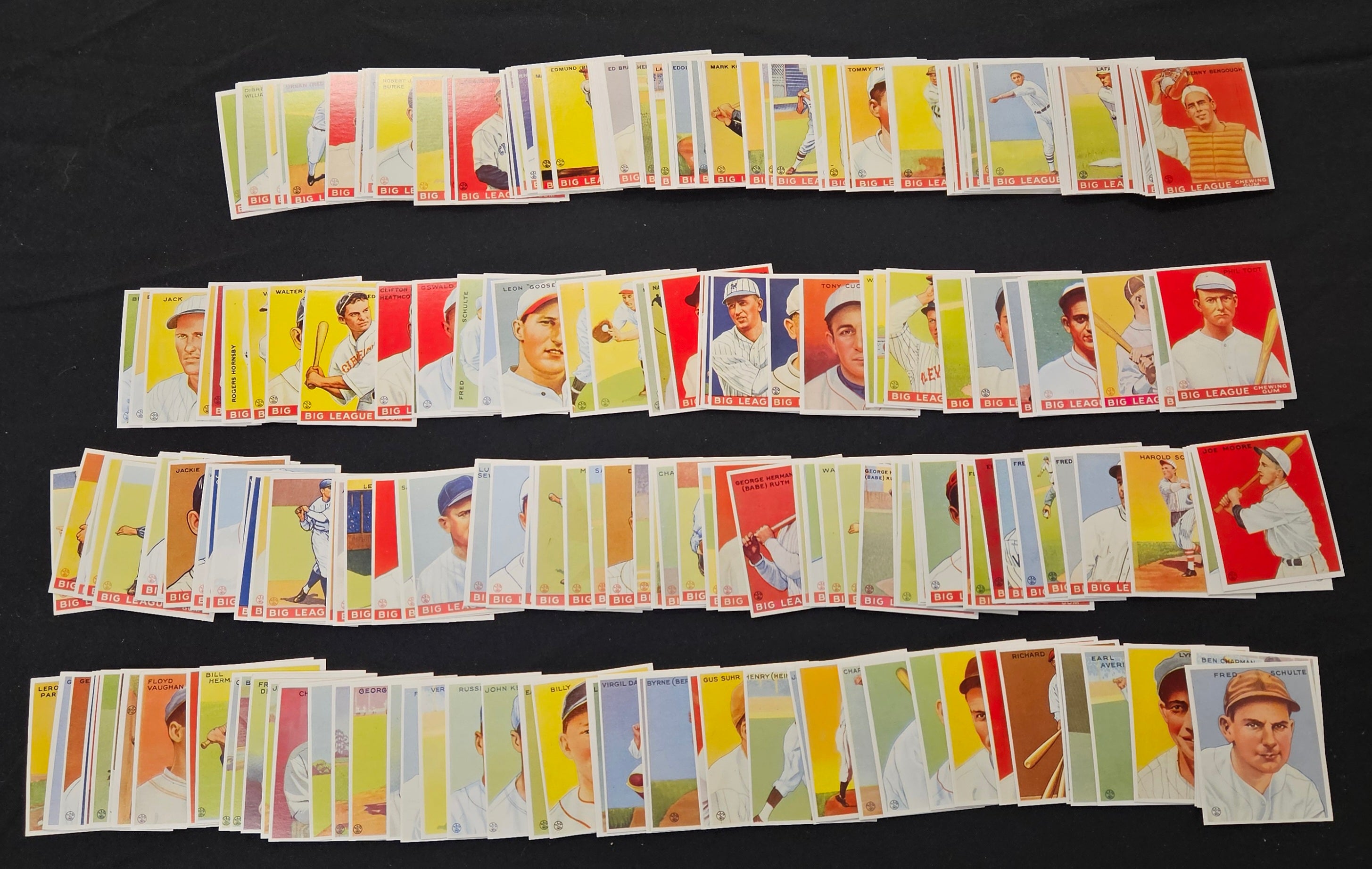 1983 Renata Galasso 1933 Goudey Baseball Reprint Near Set (238/240) *Read*