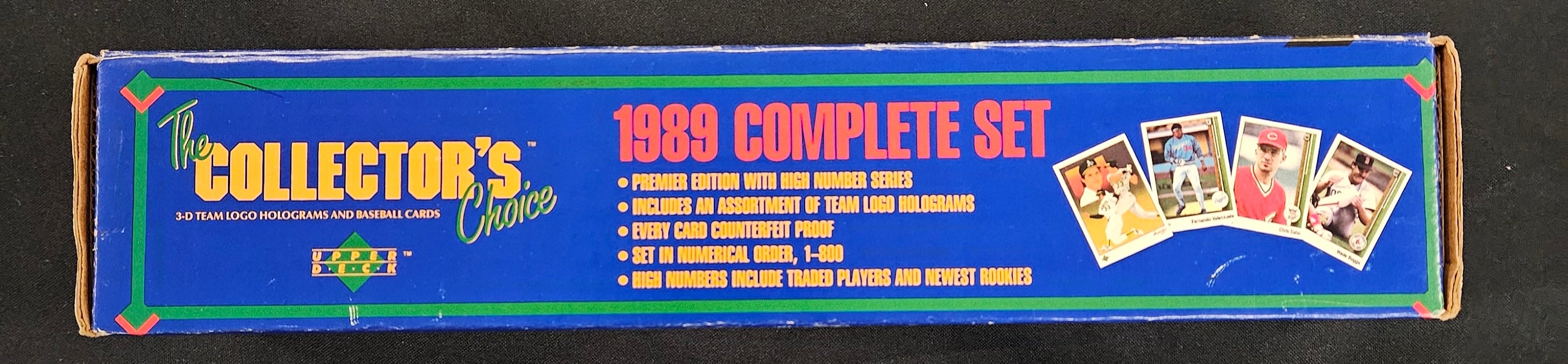 1989 Upper Deck Baseball Near Complete Set (799/800) *No Griffey RC