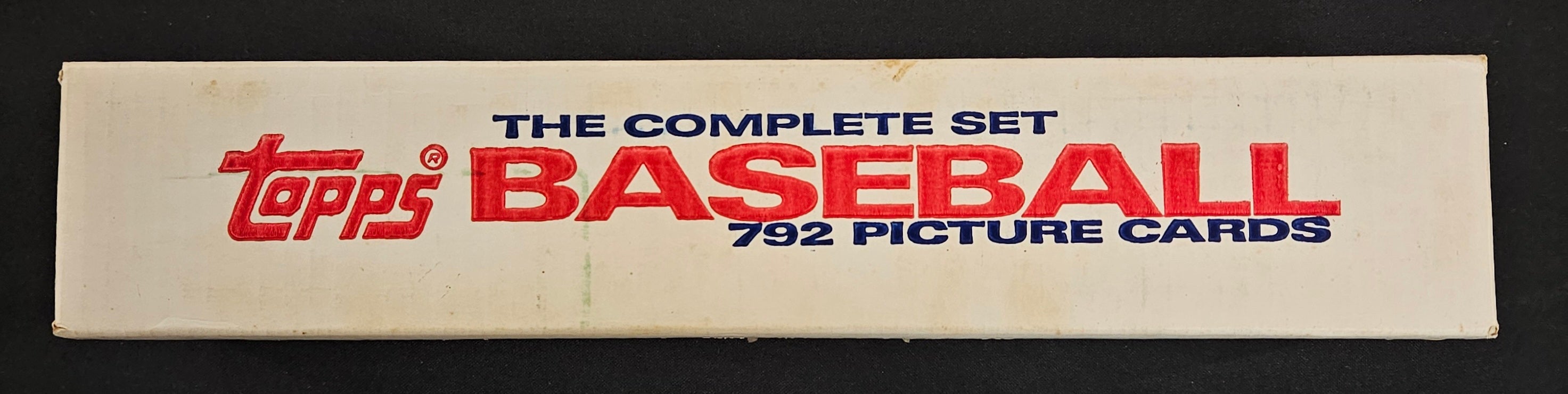 1987 Topps Baseball Complete Factory Set