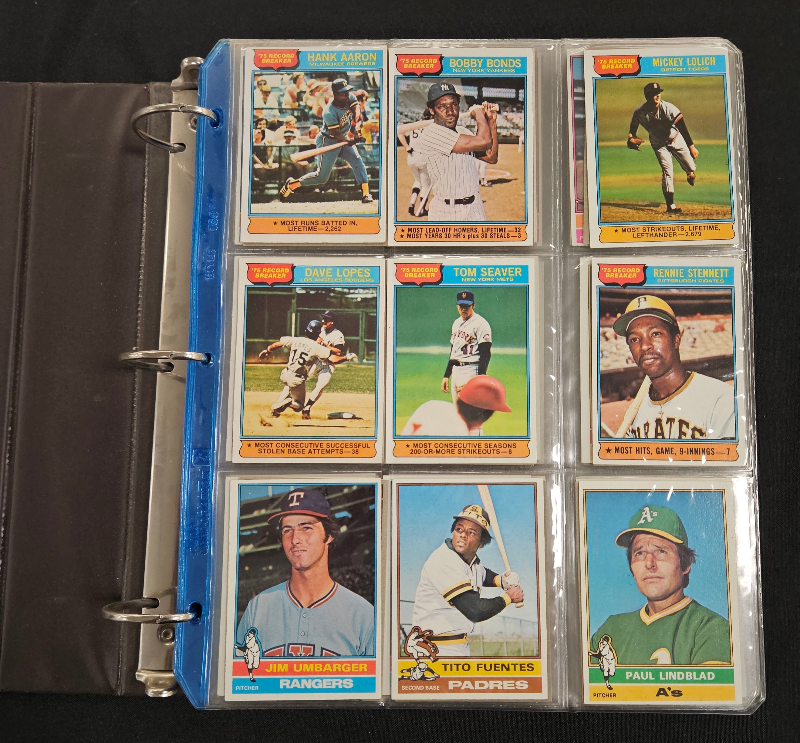 1976 Topps Baseball Complete Set (660/660) EX/MT "A"