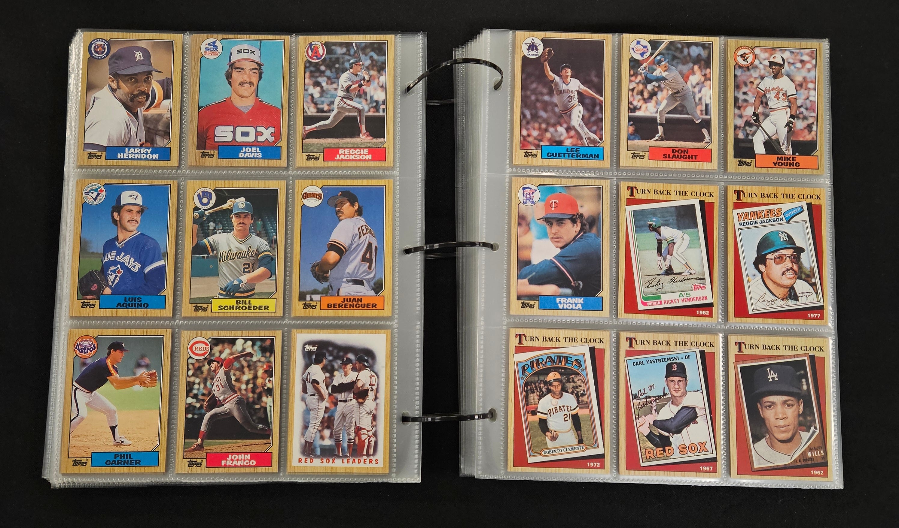 1987 Topps Baseball Complete Set (792/792) NM-MT in Pages