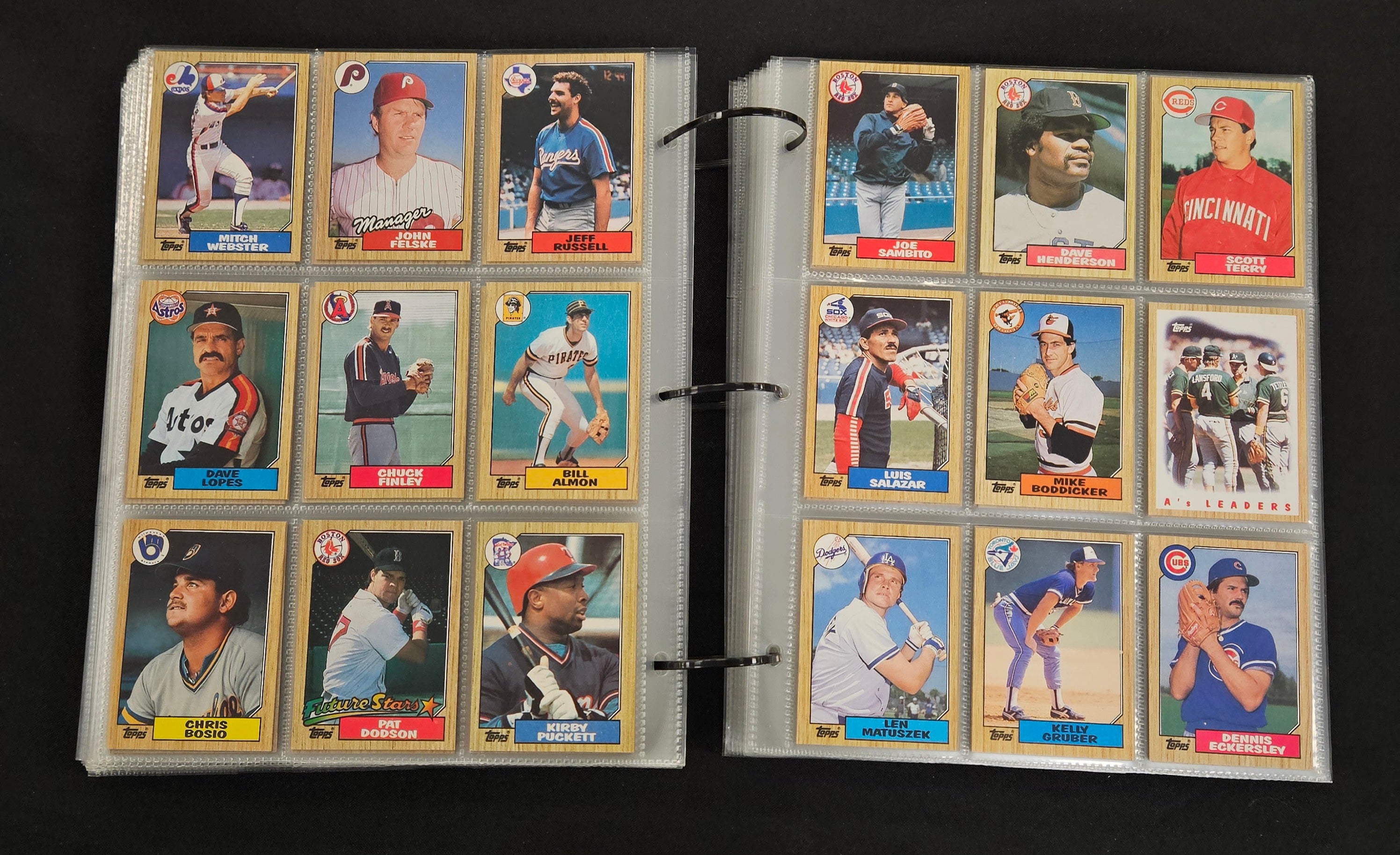 1987 Topps Baseball Complete Set (792/792) NM-MT in Pages