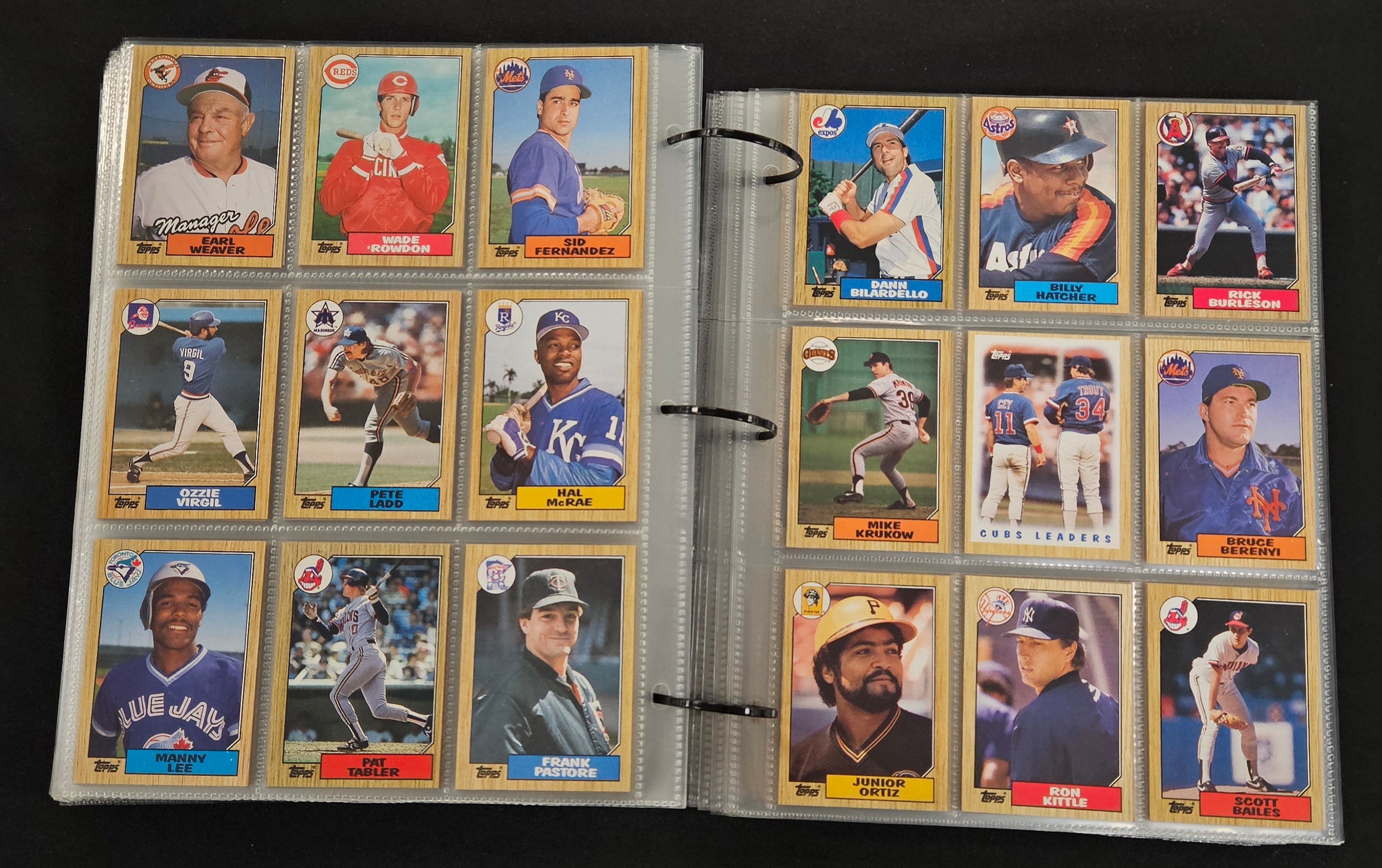 1987 Topps Baseball Complete Set (792/792) NM-MT in Pages