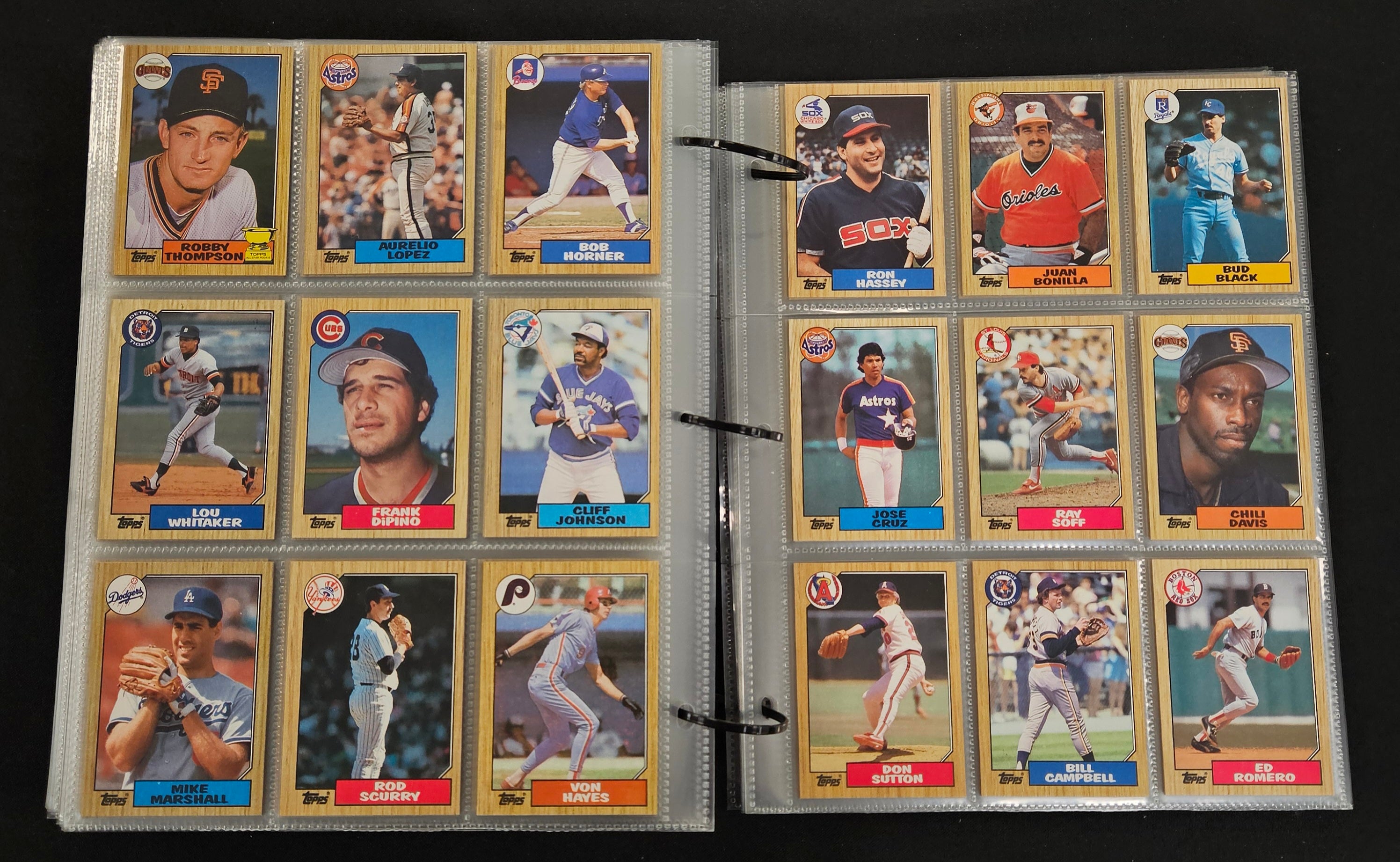 1987 Topps Baseball Complete Set (792/792) NM-MT in Pages