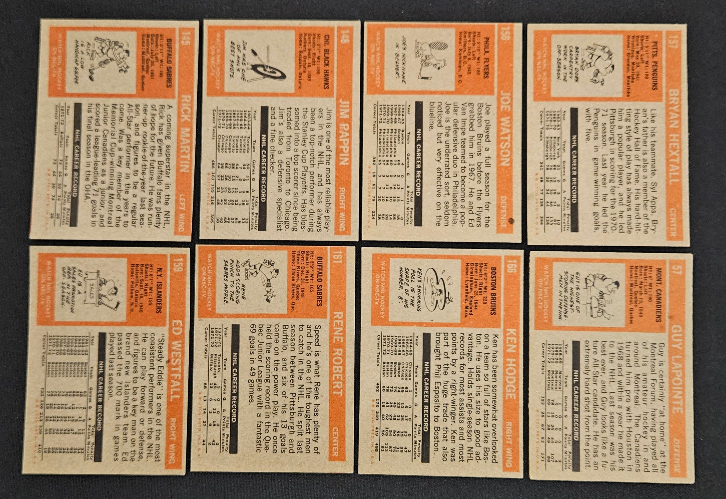 1972-73 Topps Hockey (Lot Of 64) W/ Stars EX/MT