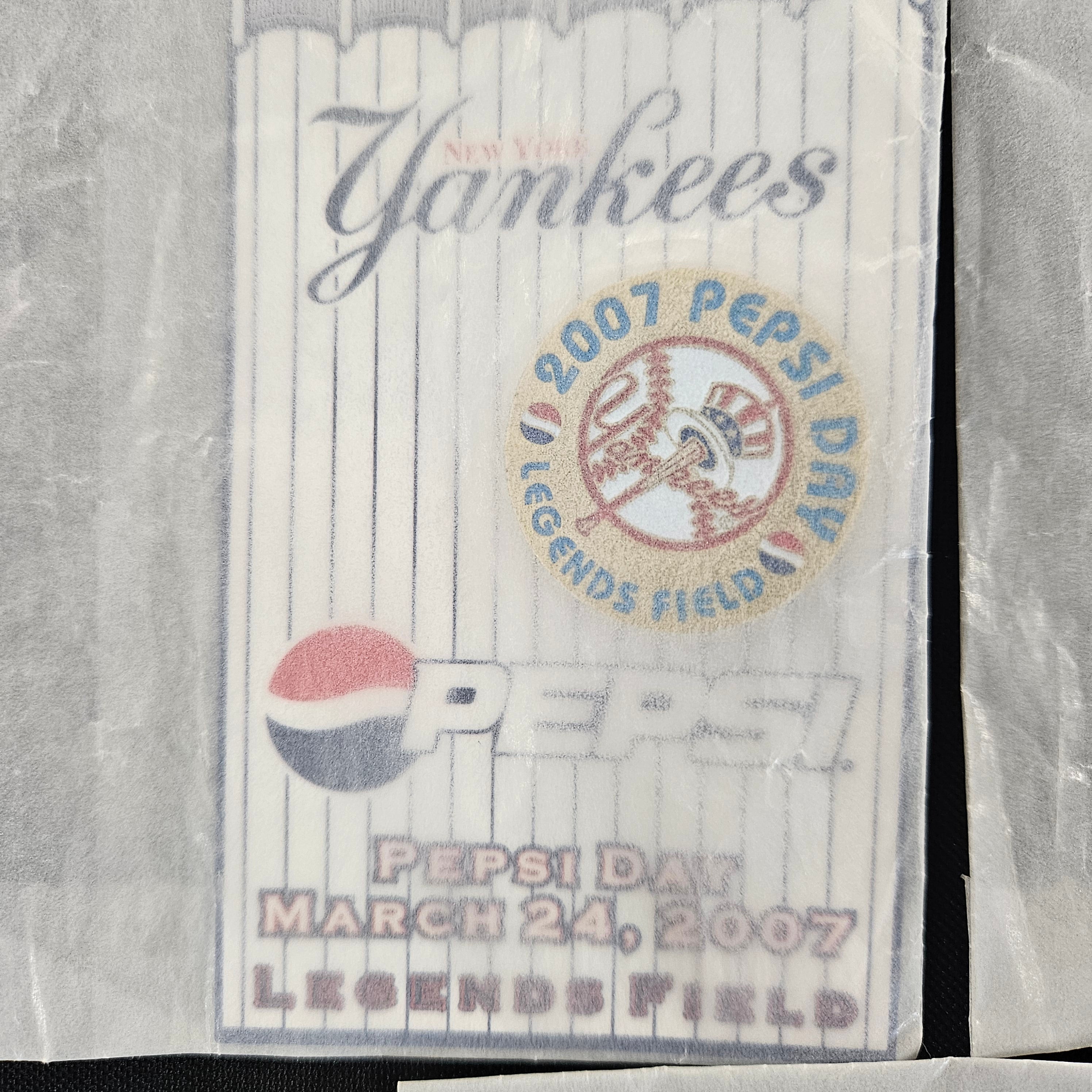2007 New York Yankees Pepsi Day Legends Field Pin (Lot Of 3)