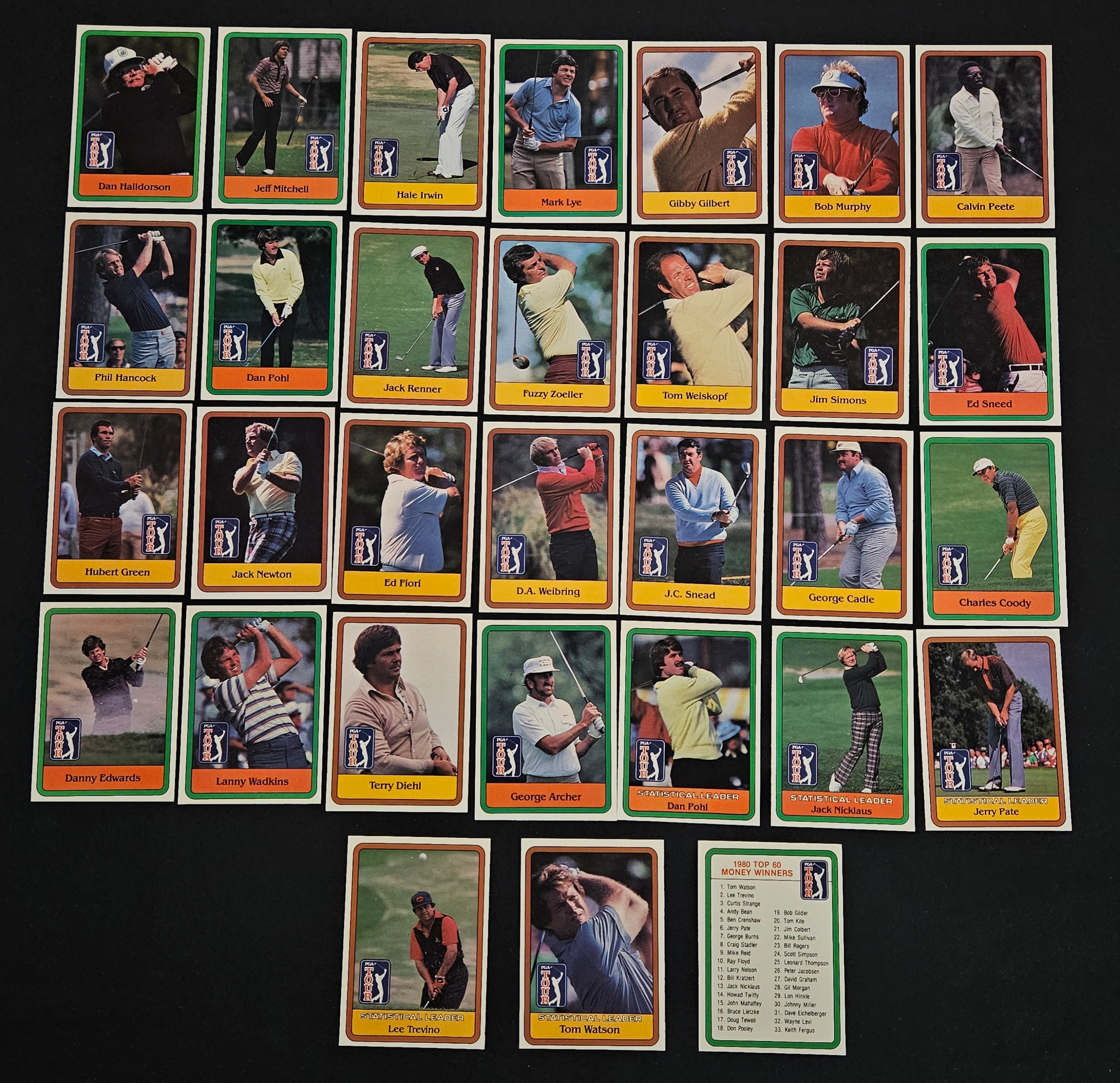 1981 Donruss Golf Complete Set (66/66) NM/MT Nicklaus RC
