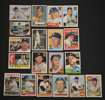 1996 Topps Mickey Mantle Complete Commemorative Set (19/19)