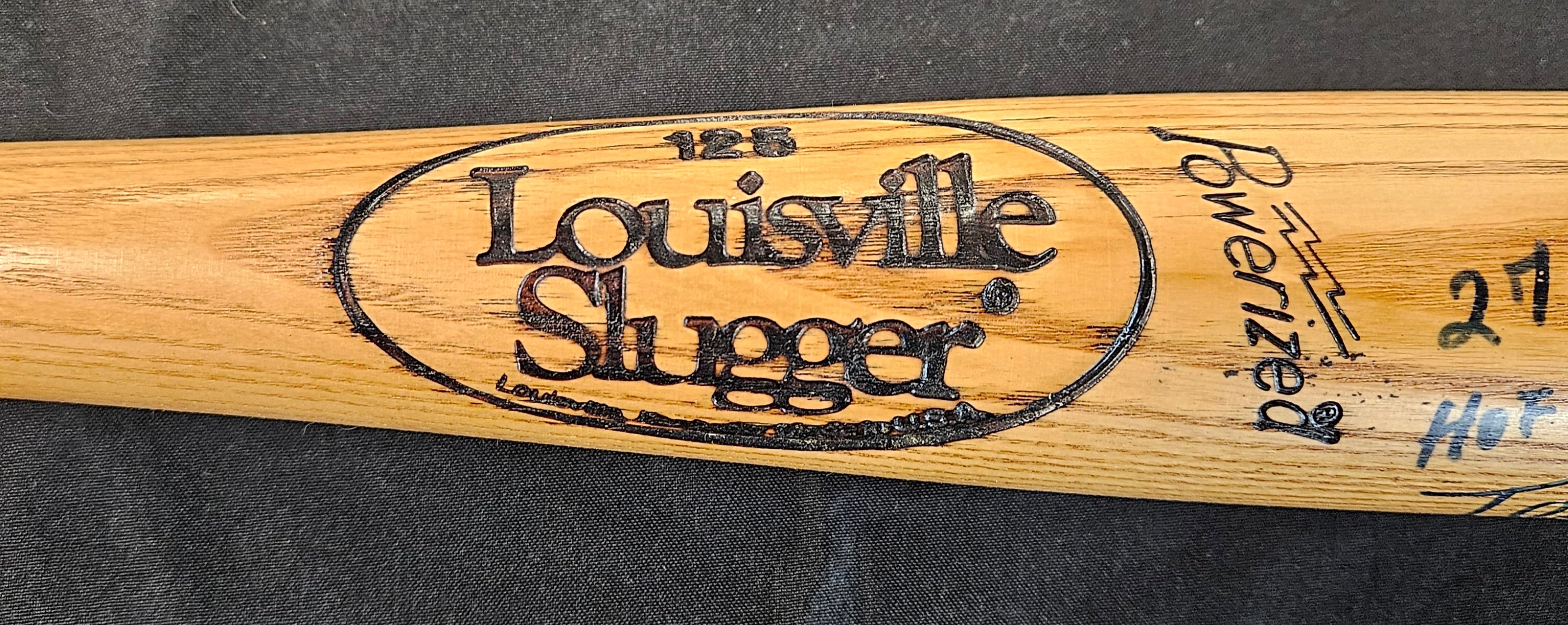 Tony Perez Signed Inscribed Autographed Louisville Slugger Baseball Bat JSA
