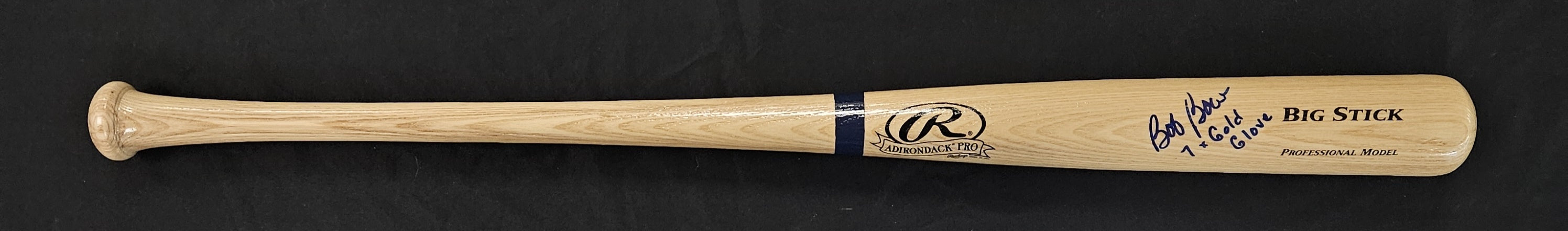 Bob Boone Signed Inscribed Autographed Rawlings Baseball Bat JSA