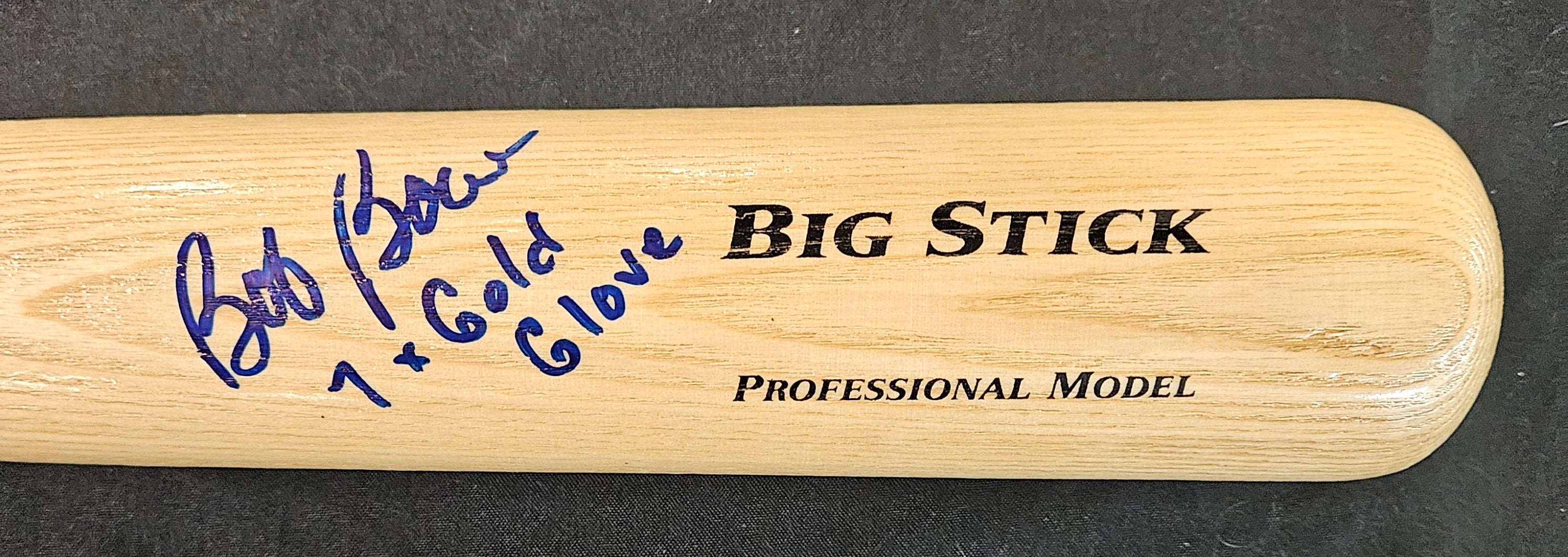 Bob Boone Signed Inscribed Autographed Rawlings Baseball Bat JSA