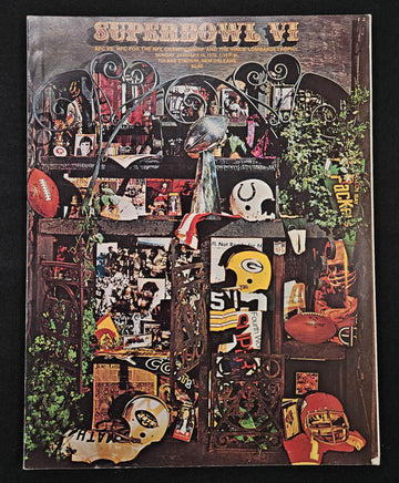 1972 Super Bowl VI Official Game Program