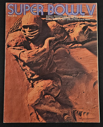 1970 Super Bowl V Official Program Magazine