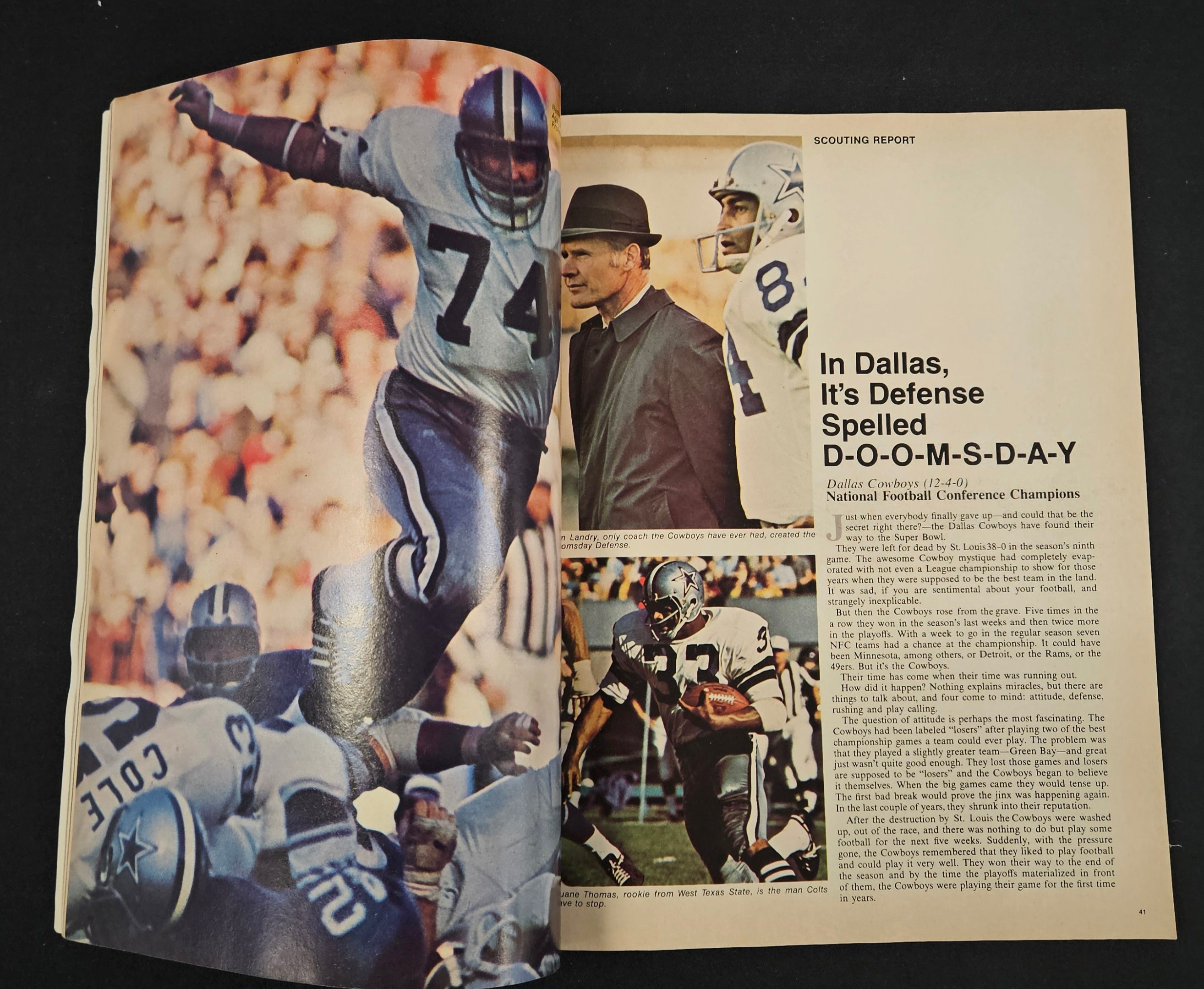 1970 Super Bowl V Official Program Magazine