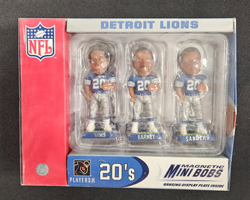 Forever Collectibles Detroit Lions Magnetic Mini-Bobs Sims/Barney/Sanders