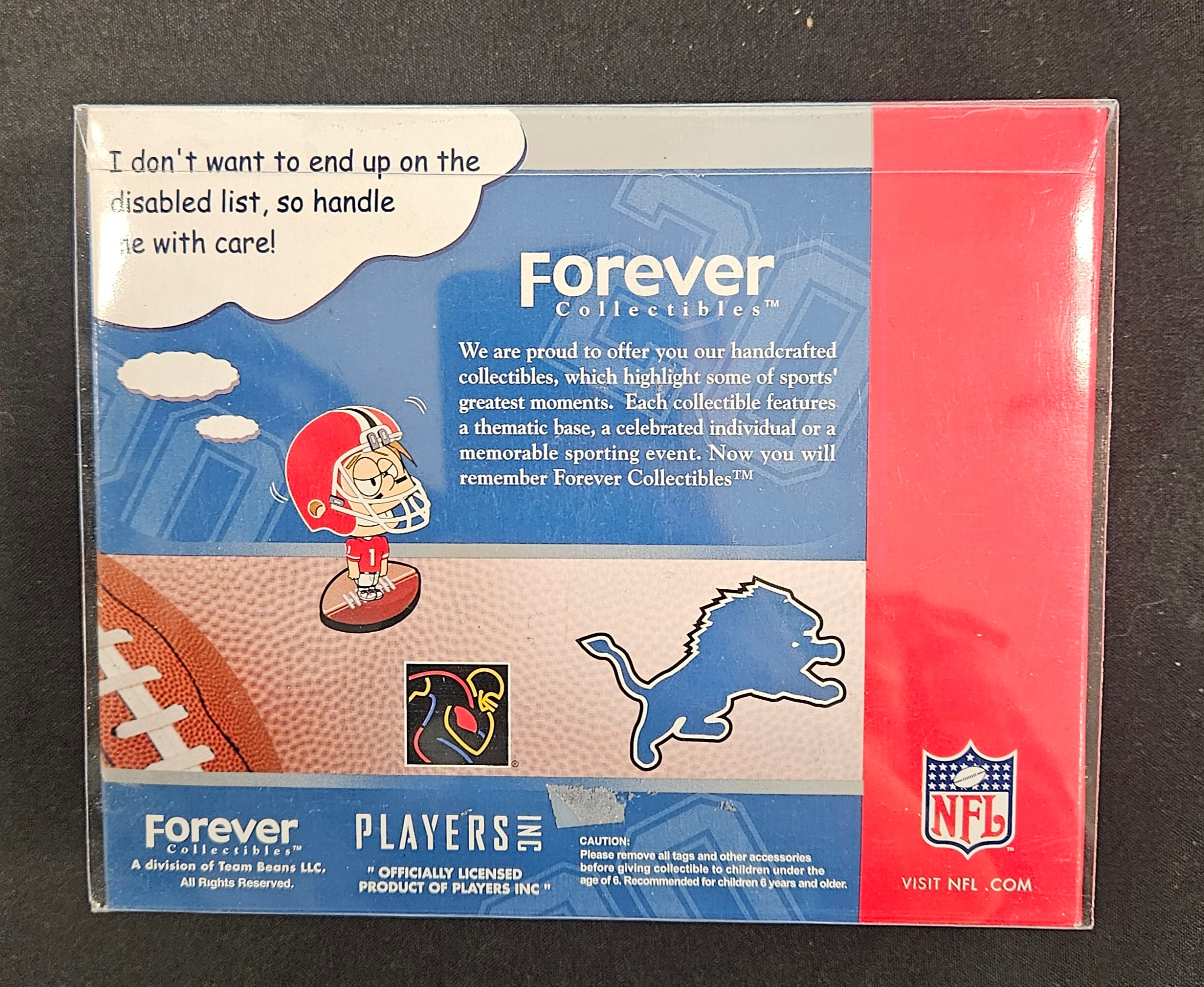 Forever Collectibles Detroit Lions Magnetic Mini-Bobs Sims/Barney/Sanders