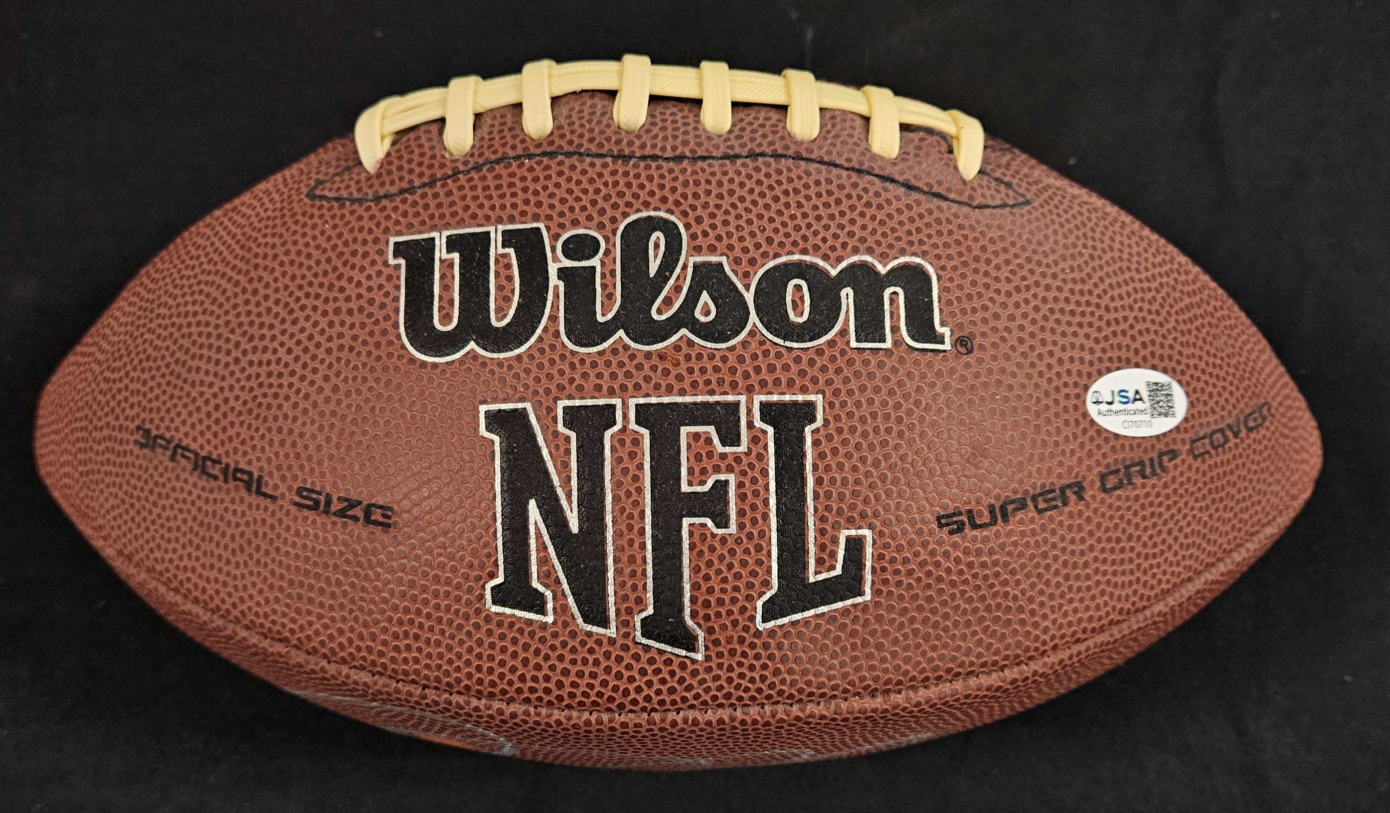 Rocky Bleier Signed Autographed Wilson Football JSA Authentic