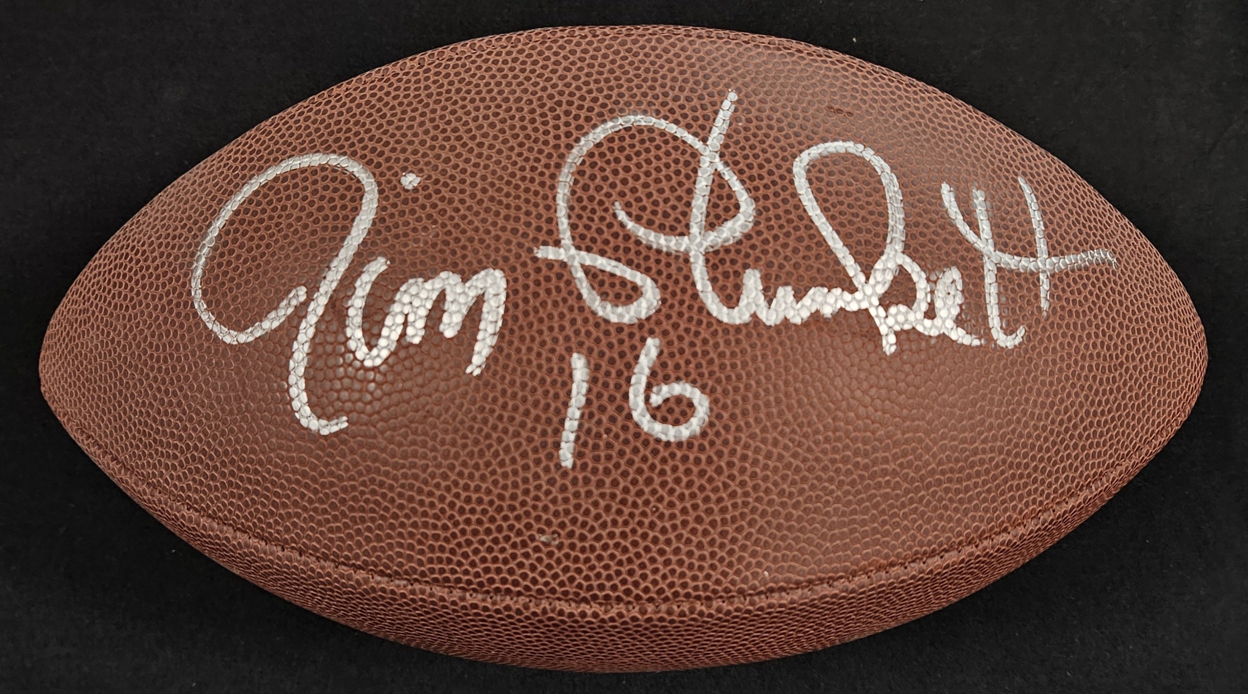 Jim Plunkett Signed Autographed Wilson Football JSA Authentic