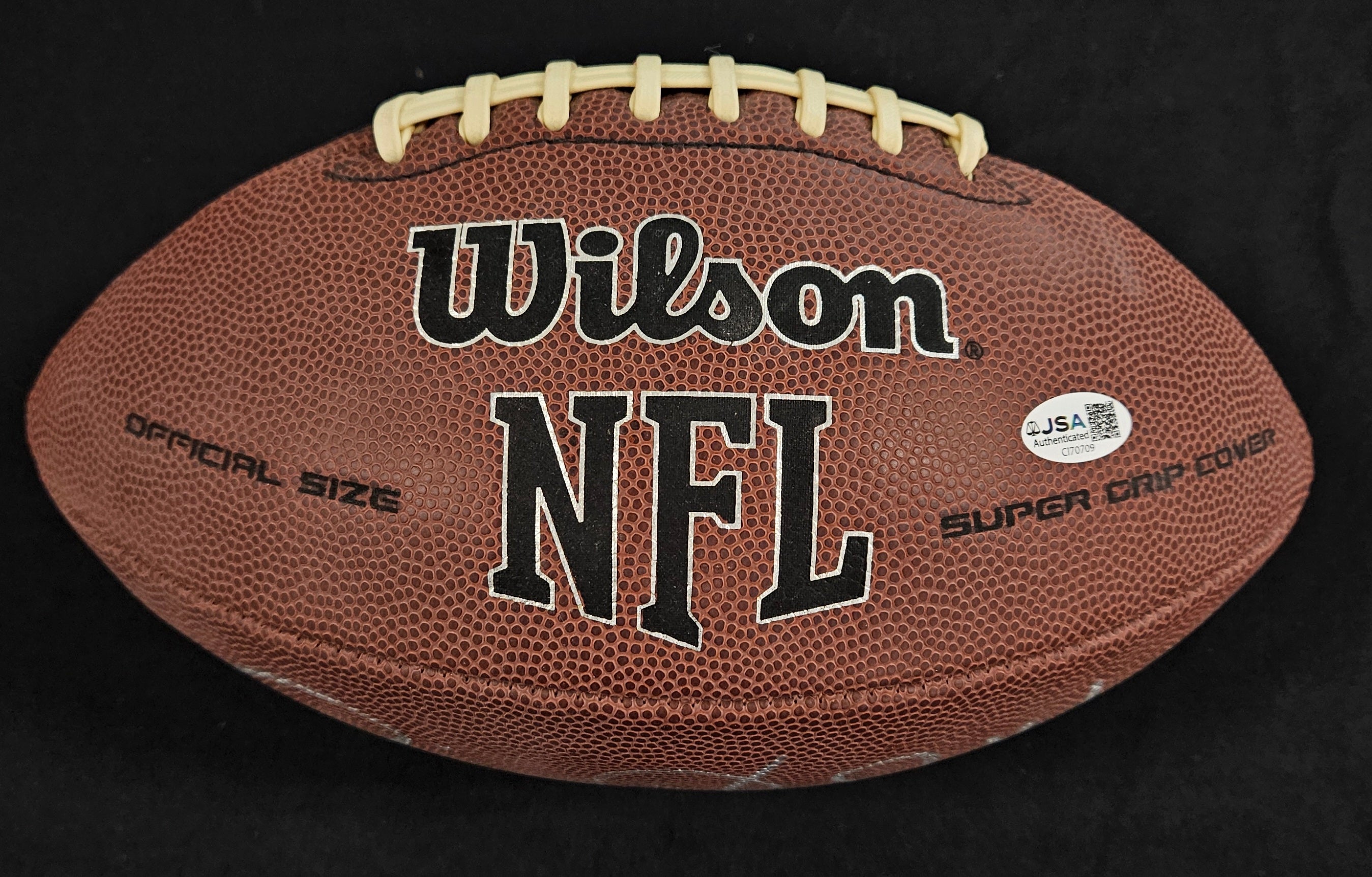 Jim Plunkett Signed Autographed Wilson Football JSA Authentic