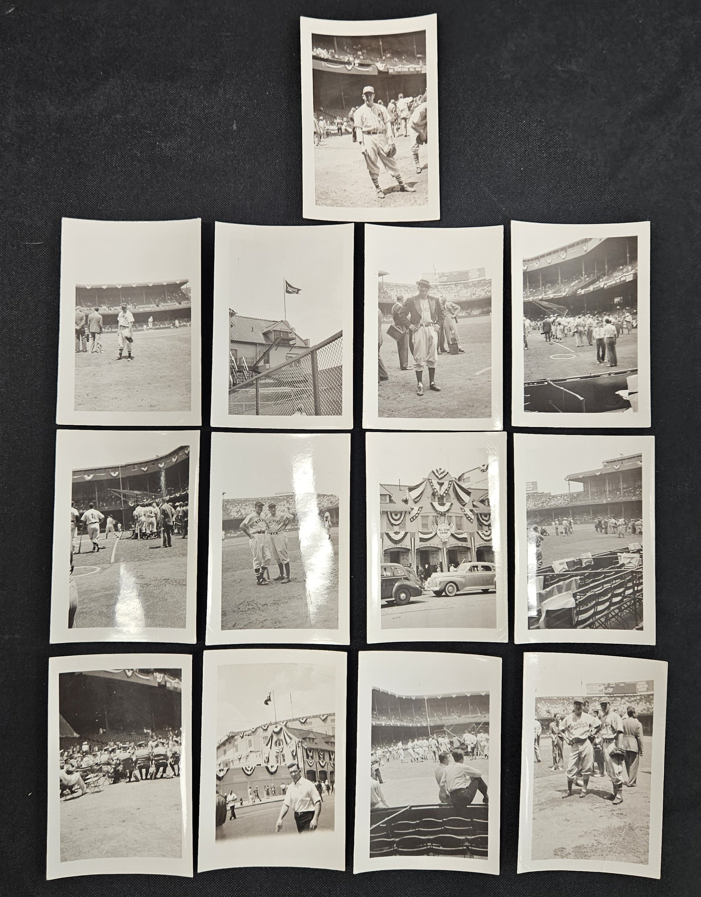 1941 MLB All Star Game Original Photos (Lot Of 13) (Briggs/Foxx)