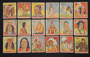 1933 Gum Inc. Indian Gum (Lot Of 37 Different) Poor Daniel Boone/Billy The Kid