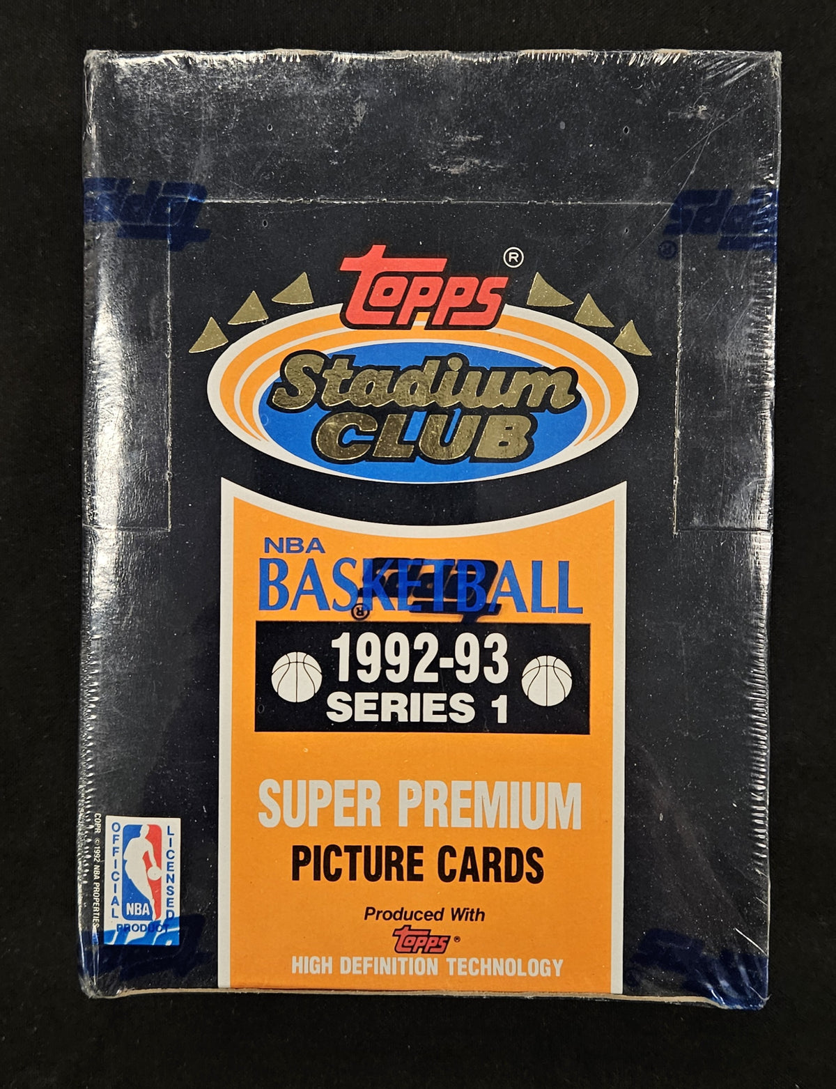 1992/93 Topps Stadium Club Basketball Series 1 Box Factory Sealed