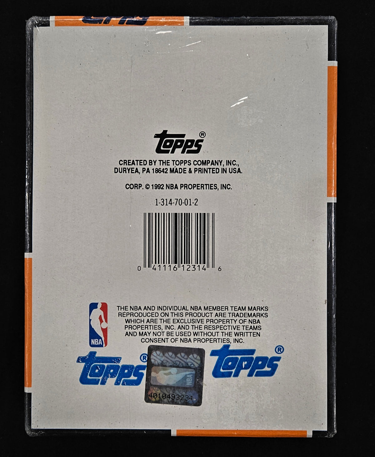 1992/93 Topps Stadium Club Basketball Series 1 Box Factory Sealed