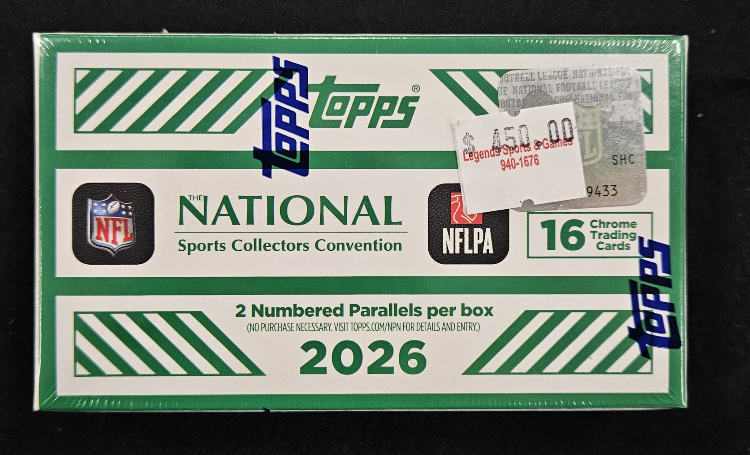 2026 Topps The National Sports Convention NFL Football Box Factory Sealed