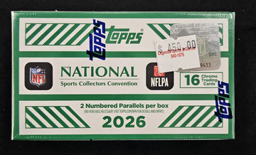 2026 Topps The National Sports Convention NFL Football Box Factory Sealed