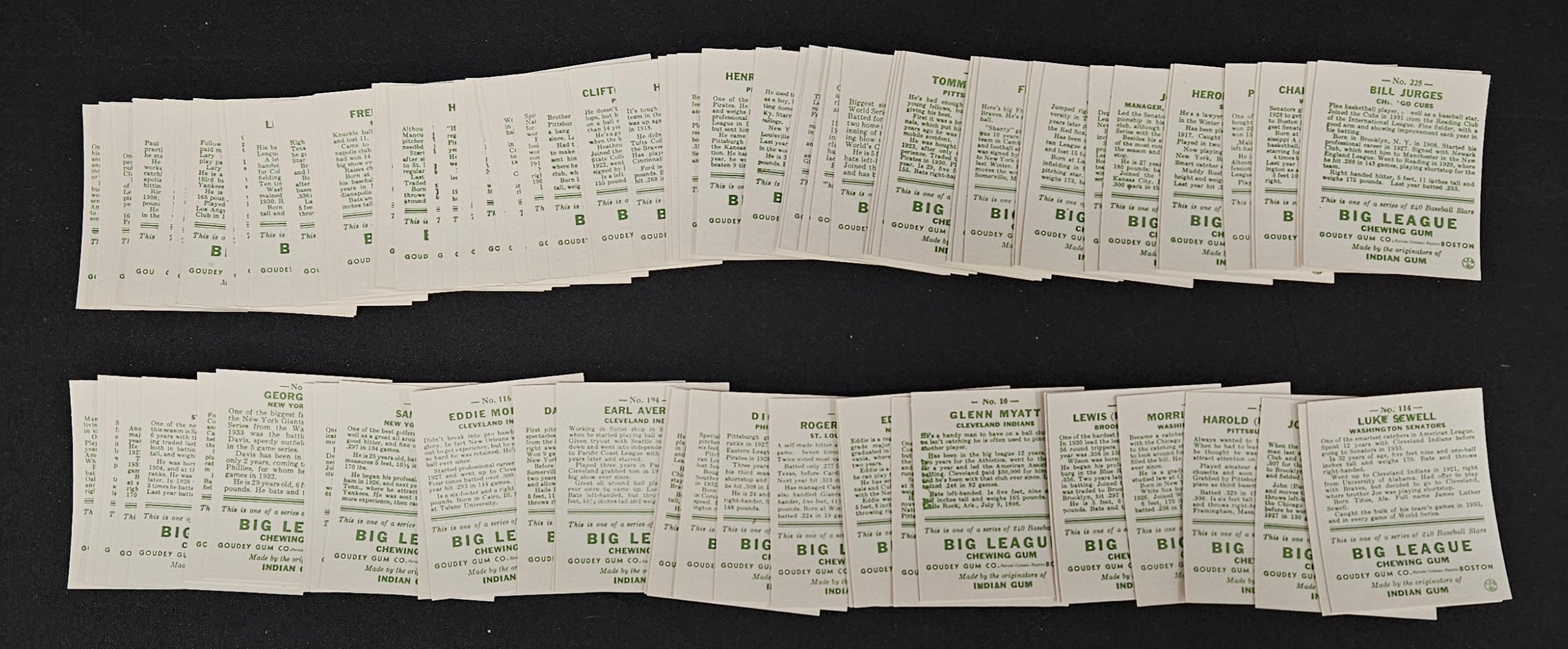 1933 Goudey Baseball Reprint Complete Set (240) NM/MT