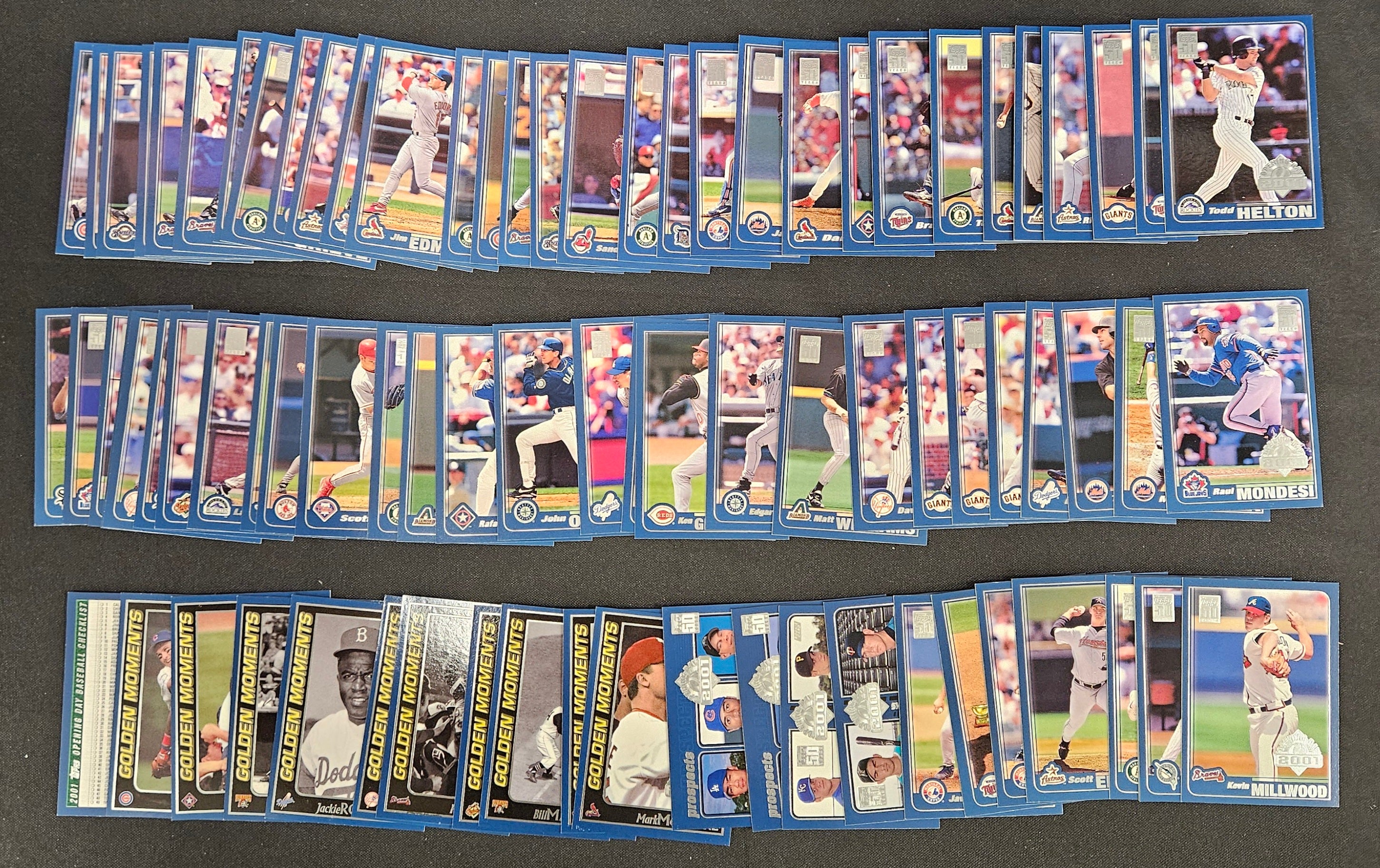 2001 Topps Opening Day Baseball Complete Set (165/165)