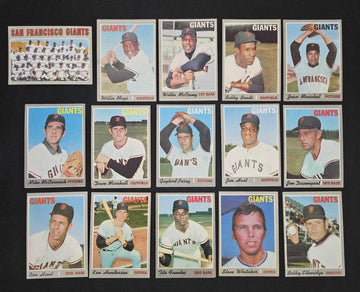 1970 Topps Baseball San Francisco Giants Complete Team Set (28/28) VG-EX