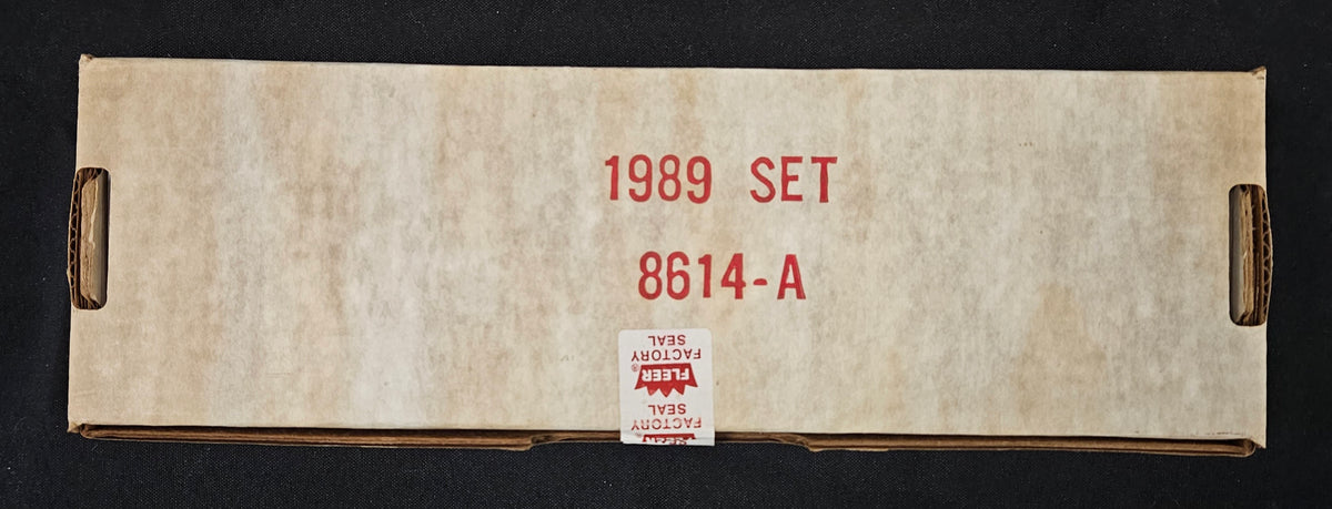 1989 Fleer Baseball Factory Sealed Set Tape Intact