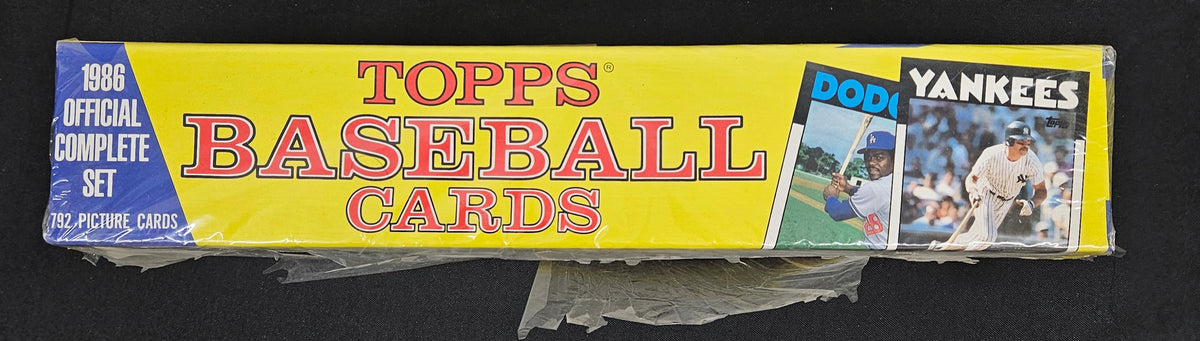 1986 Topps Baseball Factory Set Sealed