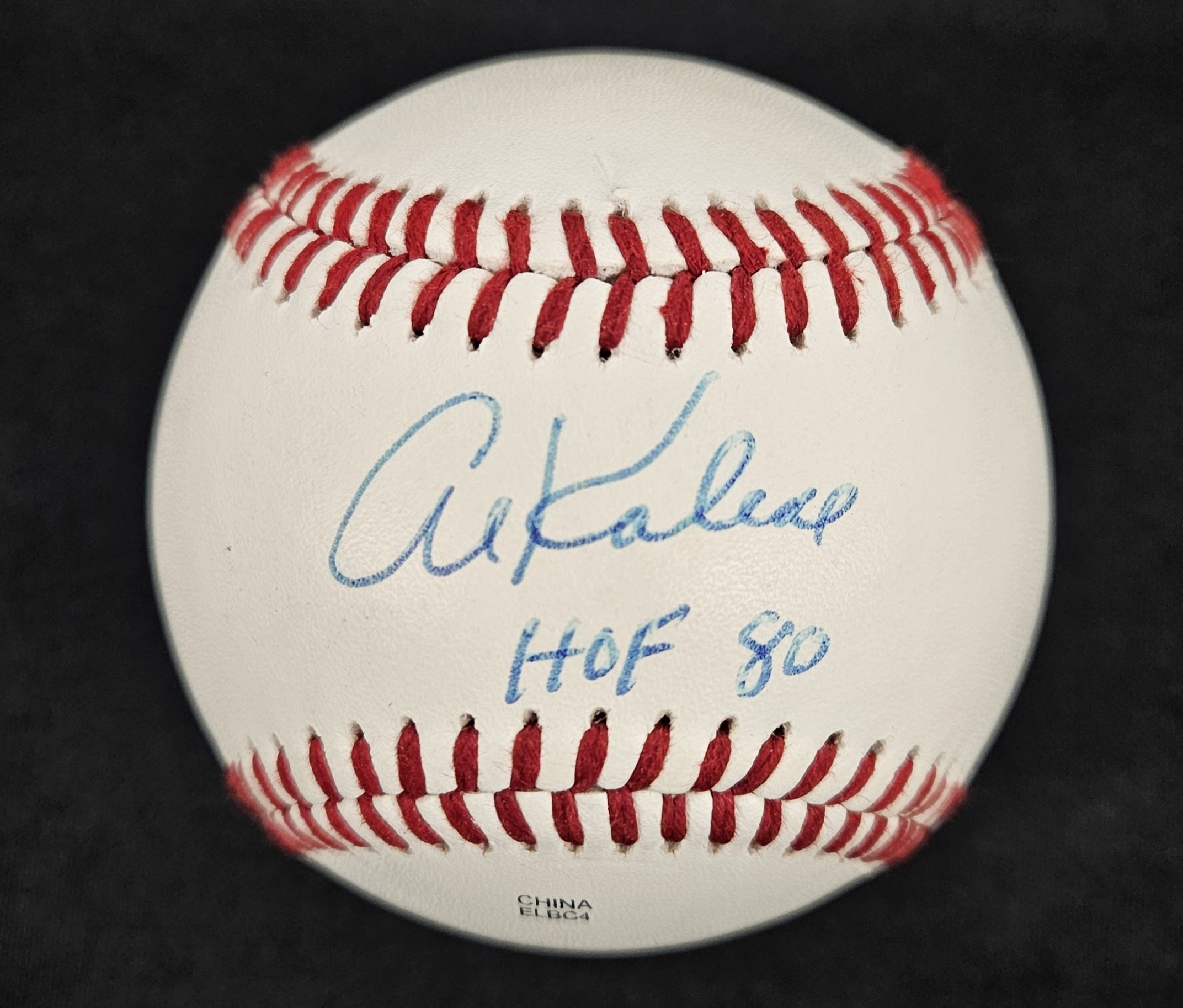 Al Kaline Signed Inscribed Autographed Rawlings OIL Baseball JSA Authentic