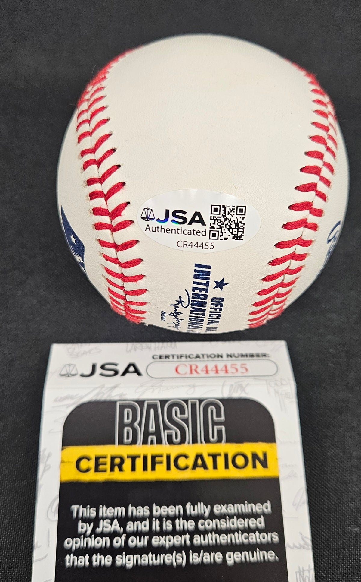 Al Kaline Signed Inscribed Autographed Rawlings OIL Baseball JSA Authentic