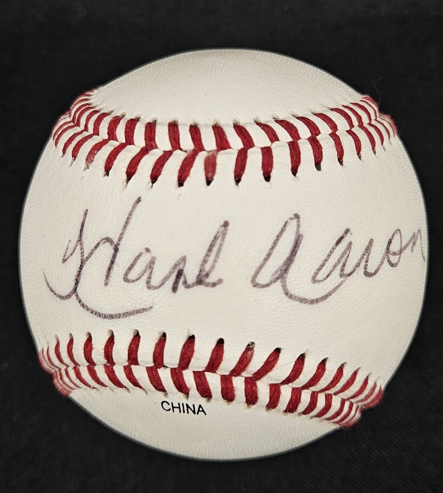 Hank Aaron Signed Autographed Wilson Baseball JSA Authentic
