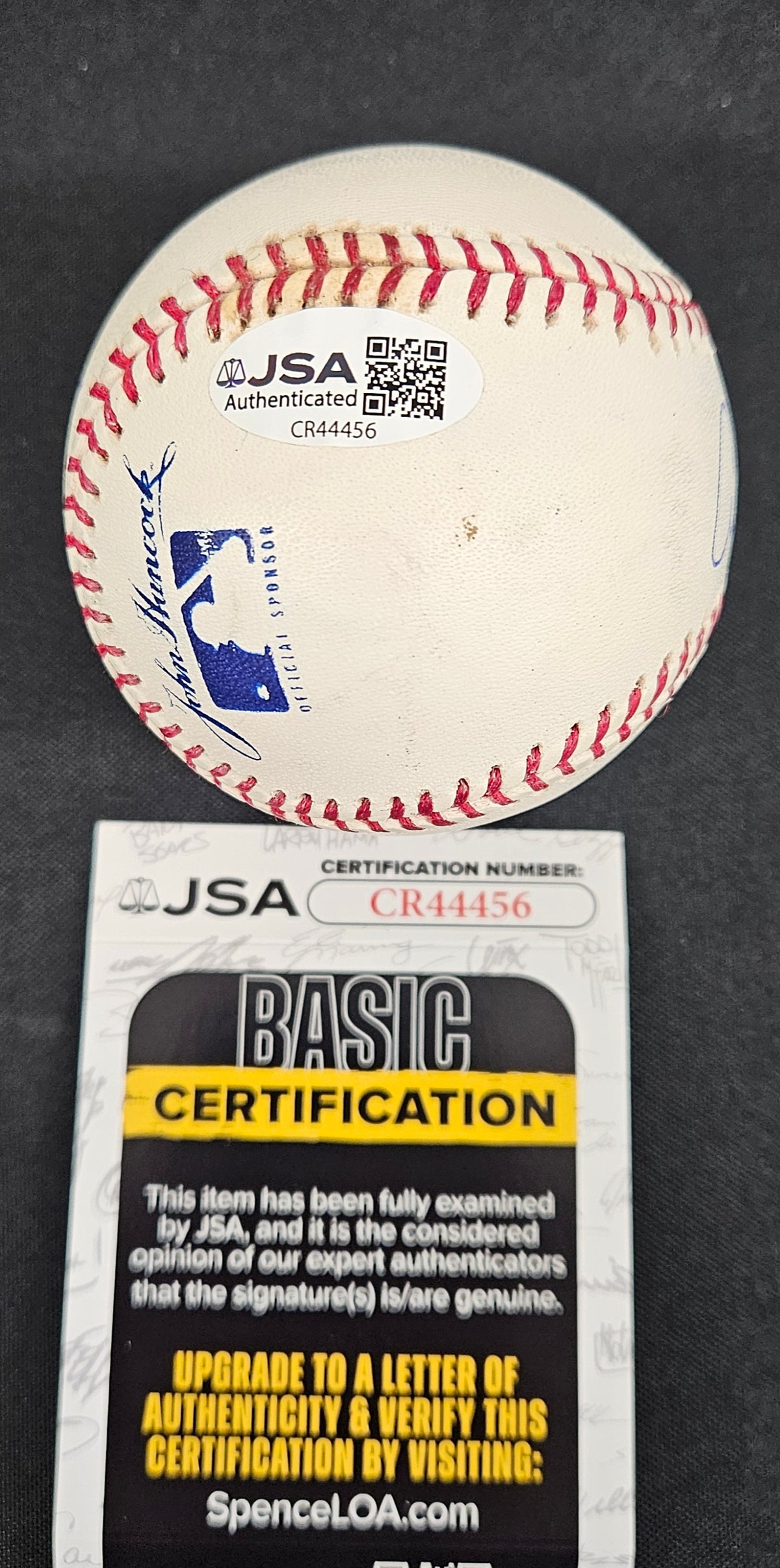 Al Kaline/Alan Trammell Signed Autographed Rawlings Baseball JSA Authentic