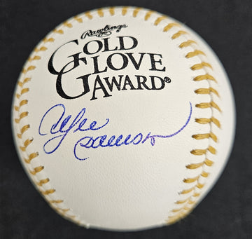 Andre Dawson Signed Autographed Rawlings Gold Glove Baseball Fanatics Authentic