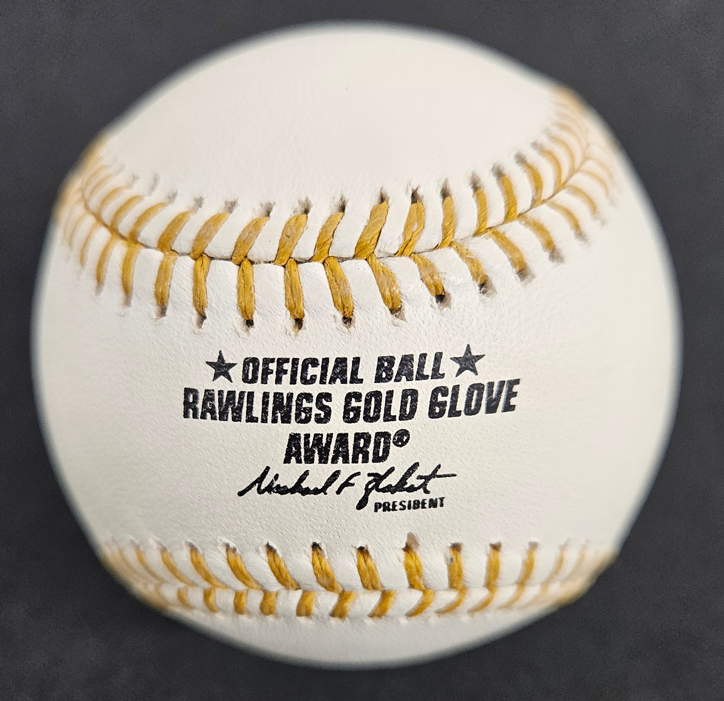 Andre Dawson Signed Autographed Rawlings Gold Glove Baseball Fanatics Authentic