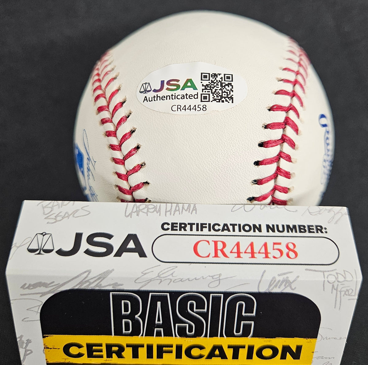 Orlando Cepeda Signed Autographed Rawlings Baseball JSA Authentic